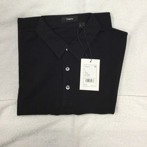 Theory Pima Cotton Bron Pique Polo